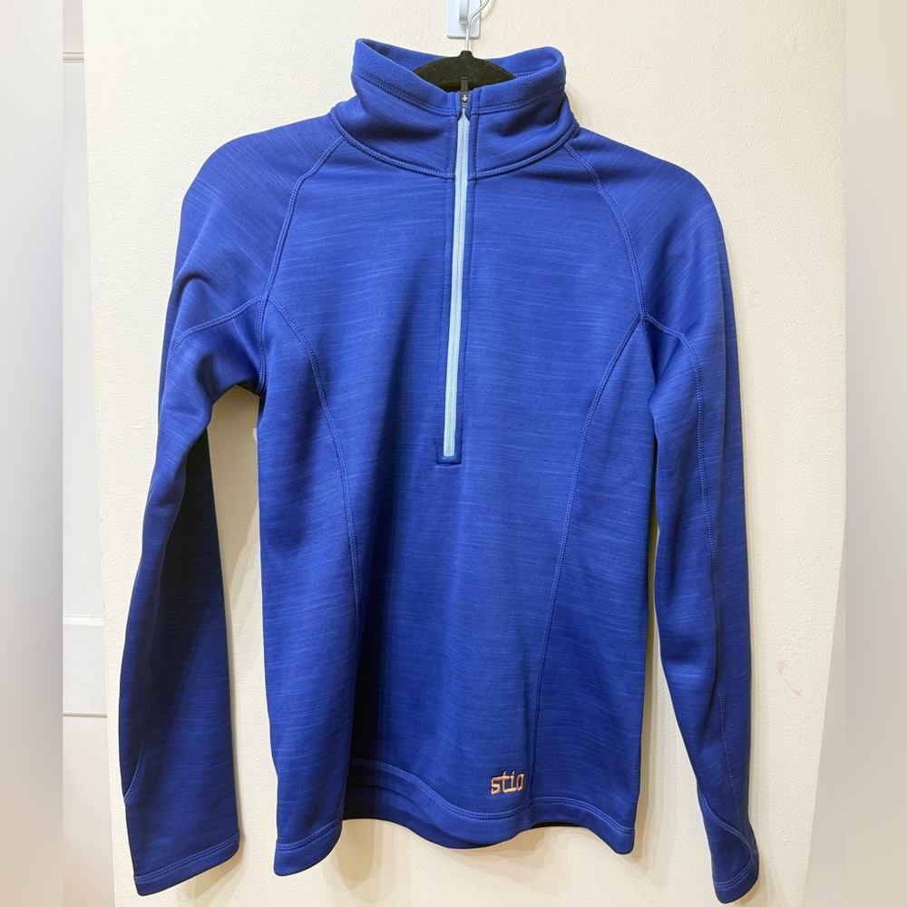 Stio M Half Zip Mid Weight Jacket Active Outdoor Eco USA Performance Tech